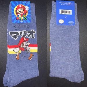 Super Mario Bros Crew Tube Sock